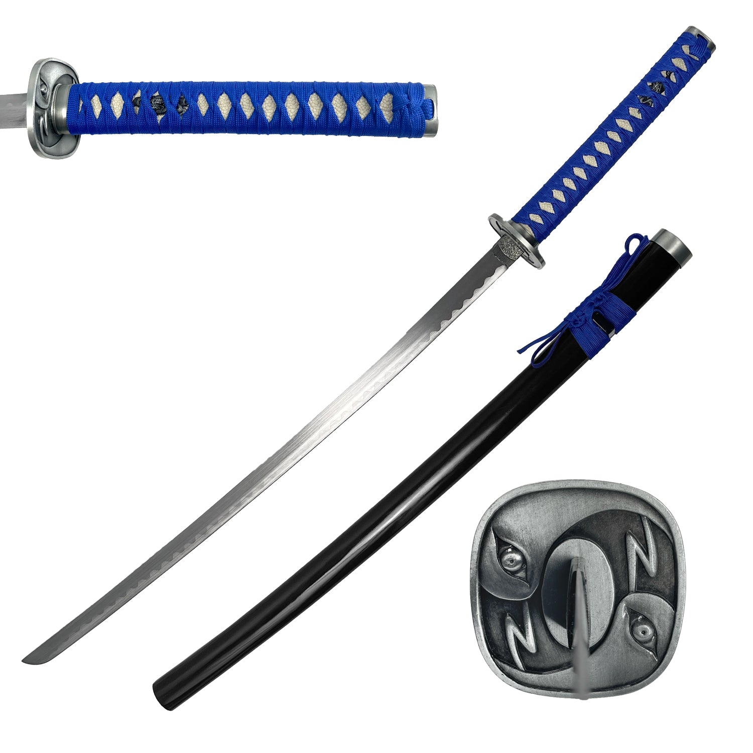 40 1/2" Blue Fantasy Samurai Sword, Animate