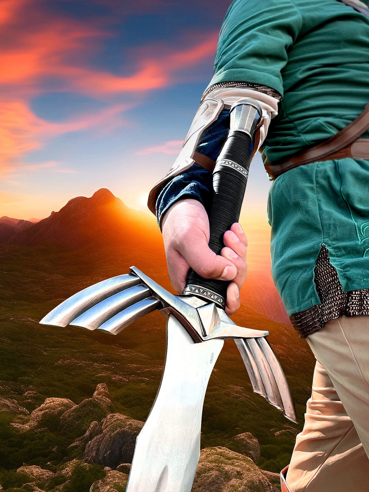 47" Fantasy Sword Fantasy Sword-black