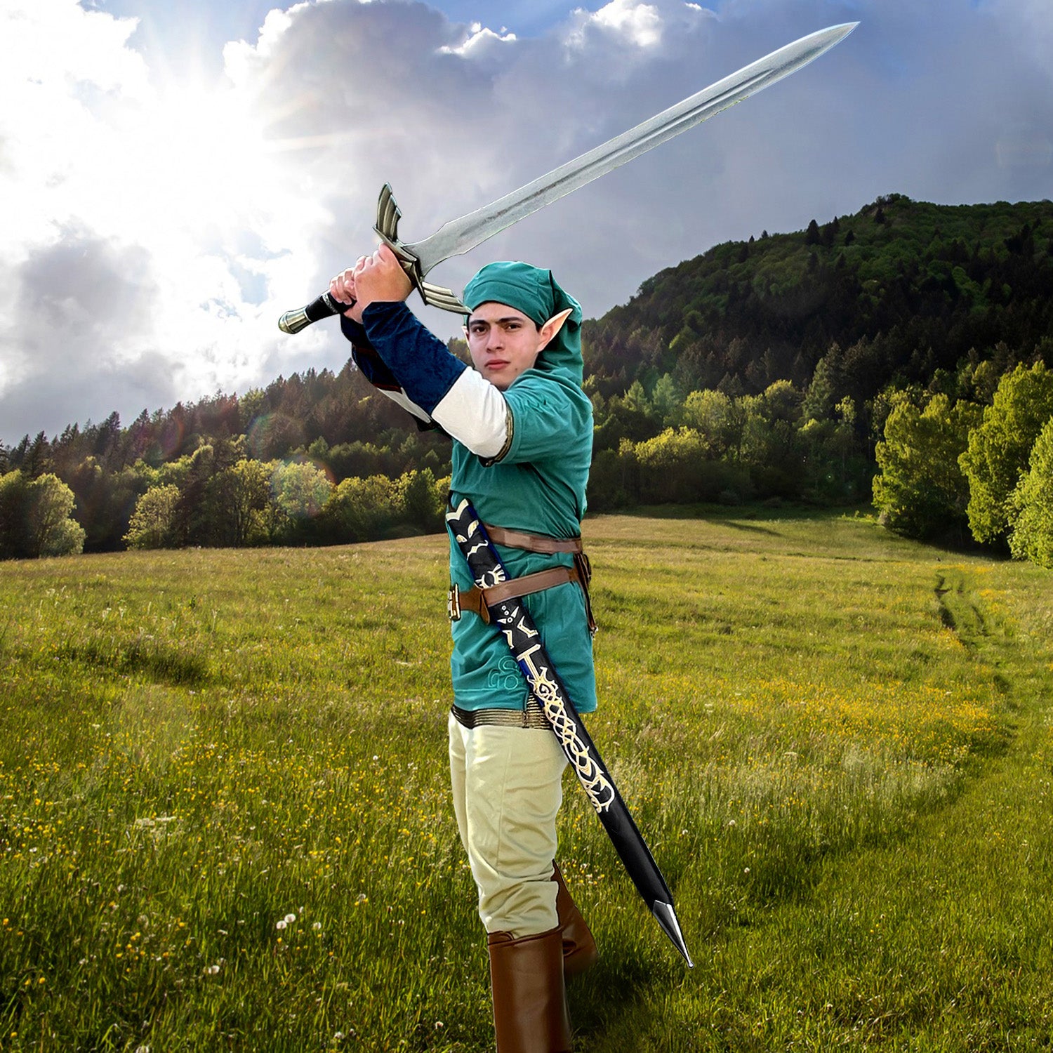 47" Fantasy Sword Fantasy Sword-black