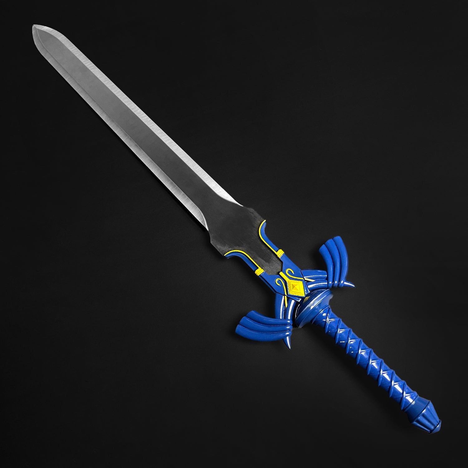 37" Blue Fantasy Sword with Plaque
