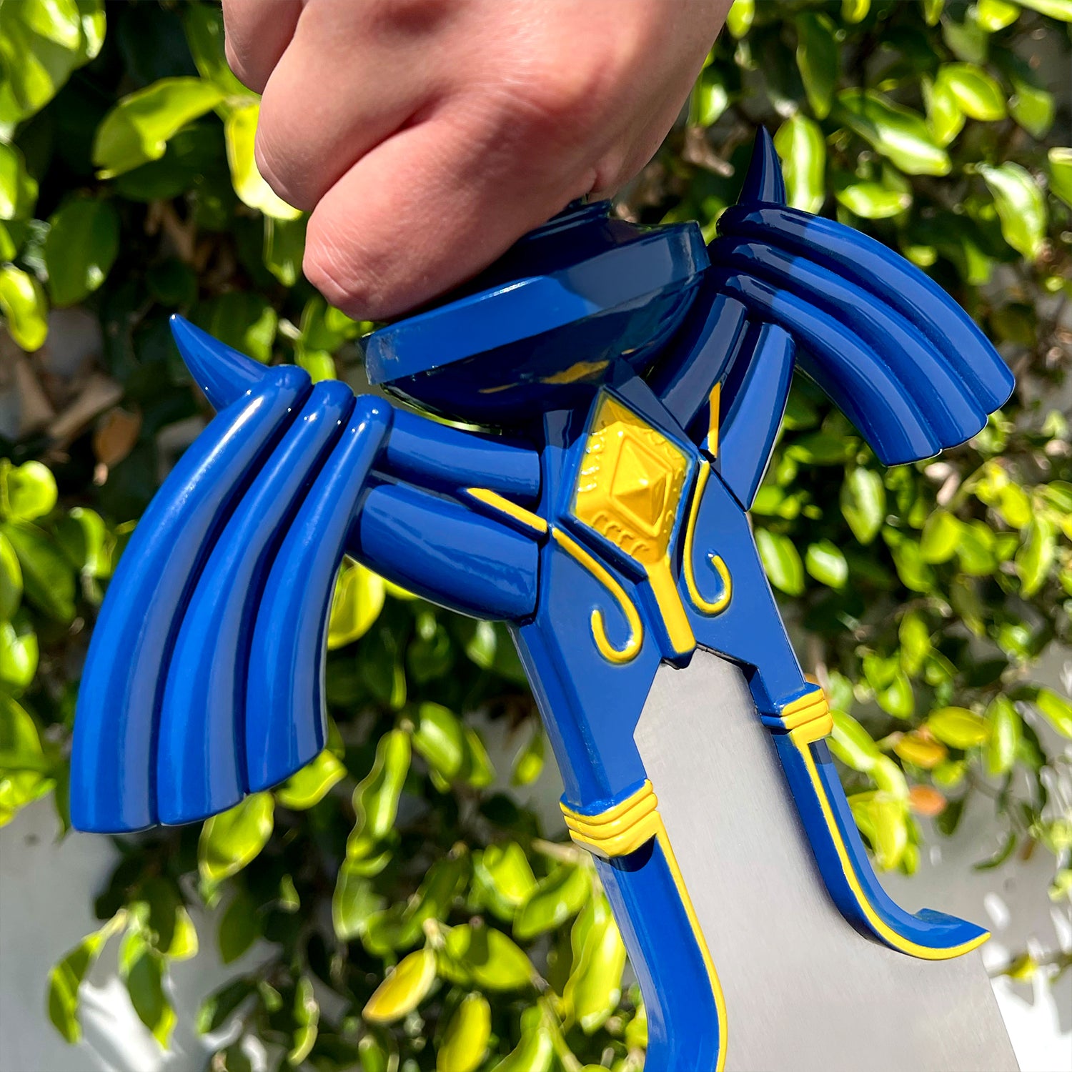 37" Blue Fantasy Sword with Plaque