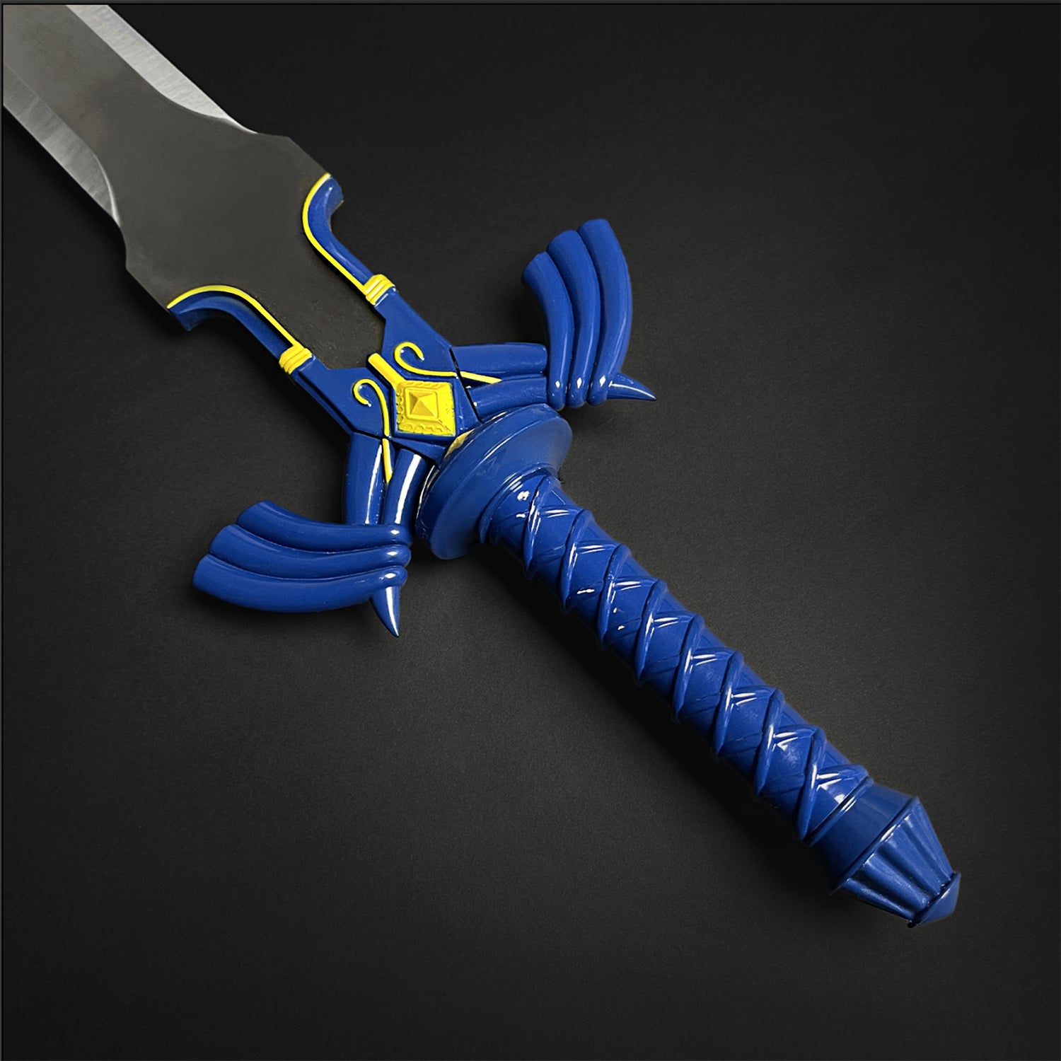 37" Blue Fantasy Sword with Plaque