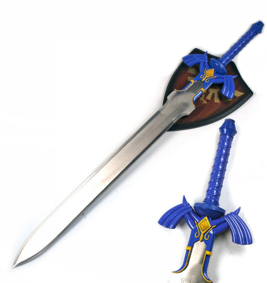 37" Blue Fantasy Sword with plaque, Animate