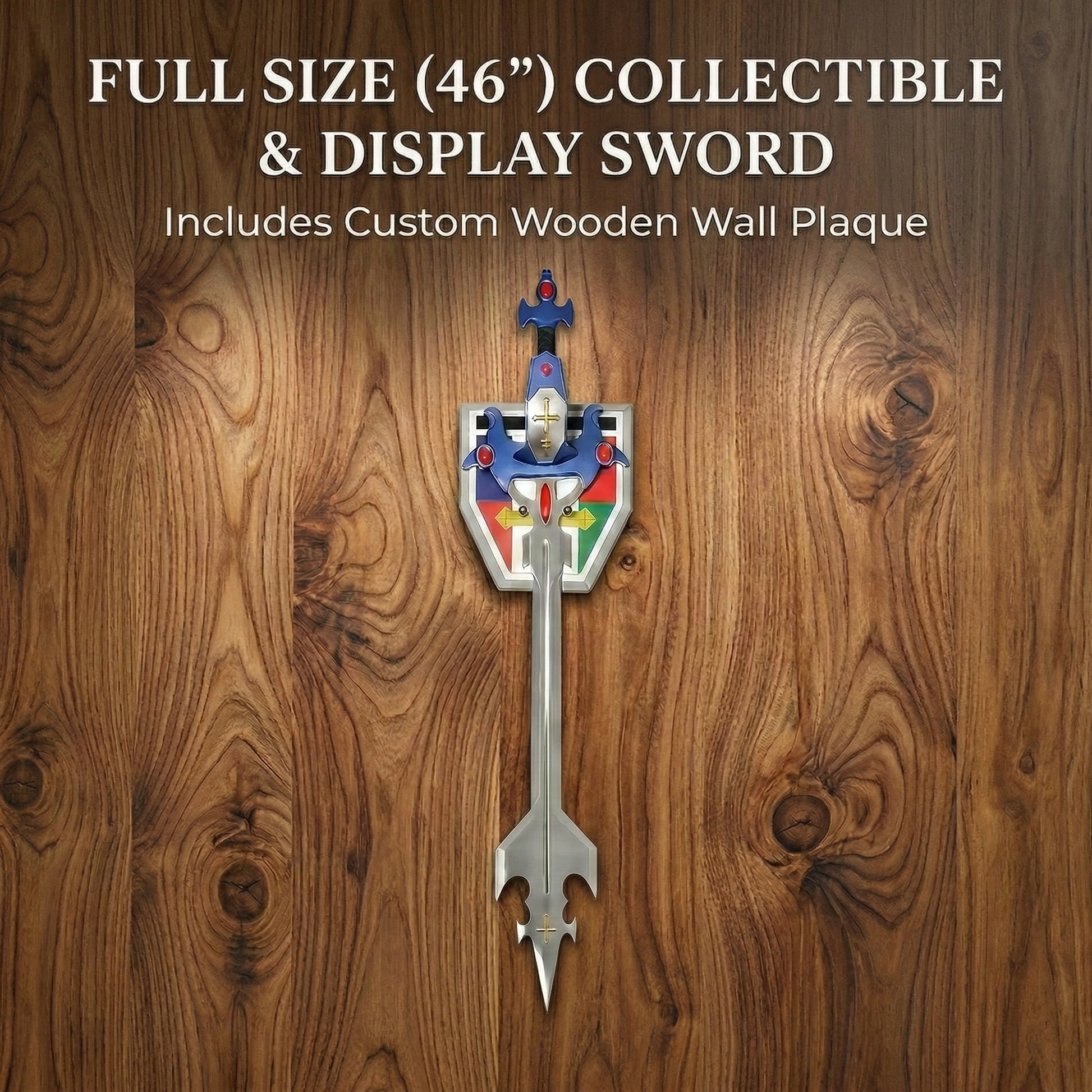 47" Metal Fantasy Sword w/ plaque