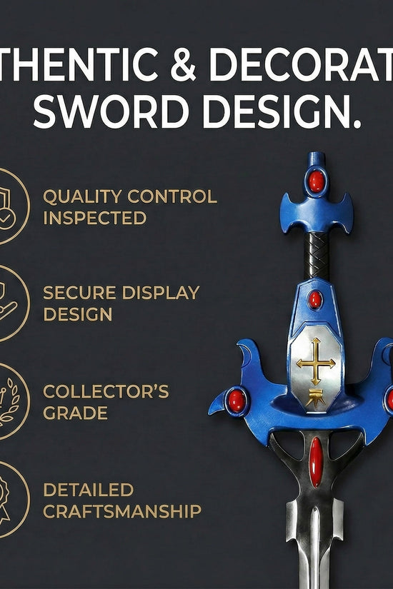 47" Metal Fantasy Sword w/ plaque