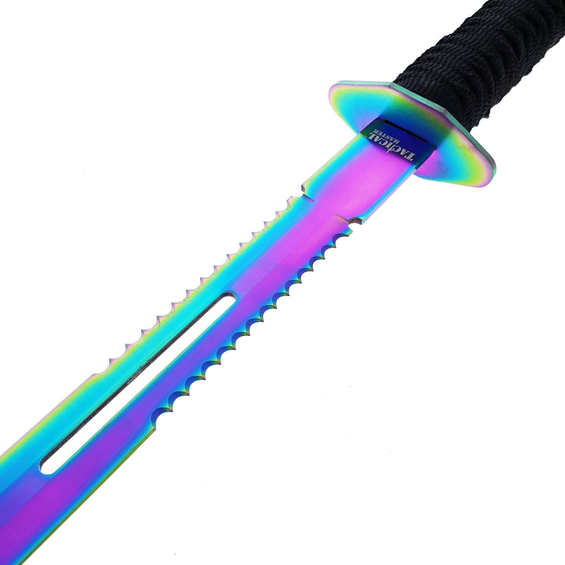Tactical Master 25" Rainbow Twin Tactical swords (2 sword set)