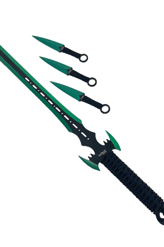 Tactical Master Machete Set with Throwing Knives – Machetes For Sale