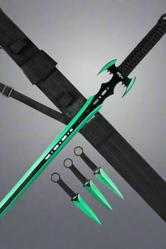 Tactical Master Machete Set with Throwing Knives – Machetes For Sale