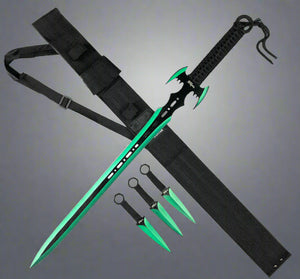 Tactical Master Machete Set with Throwing Knives – Machetes For Sale