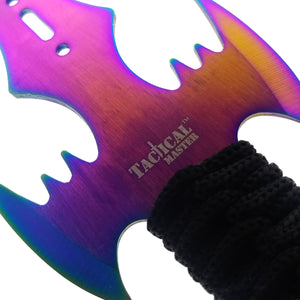 Tactical Rainbow Machete Set w/ Sheath & Darts – Shop Now