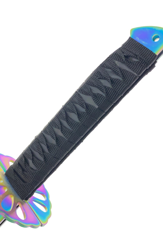 26" Twin Tactical Machete Set Rainbow