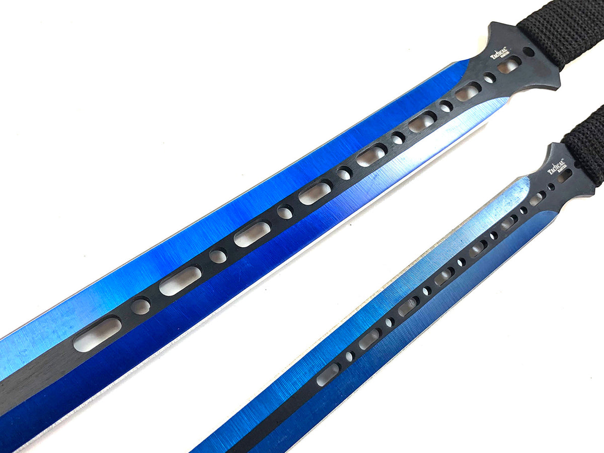 Tactical Master 2 Blue Machetes 28"&18"
