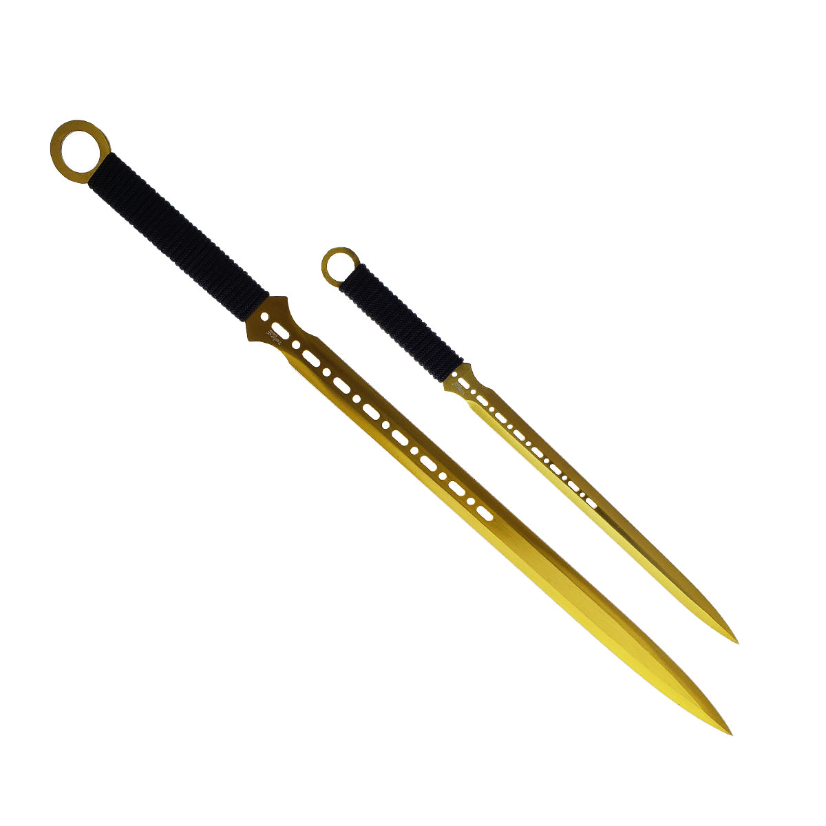 Tactical Master 28"&18" Gold Machete Set