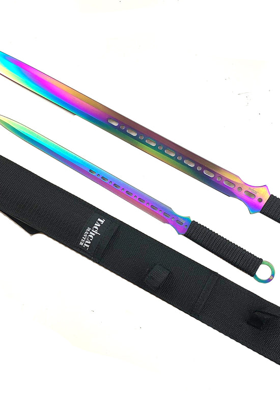 2 Machetes Rainbow 28