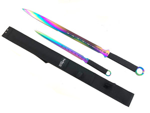 2 Machetes Rainbow 28