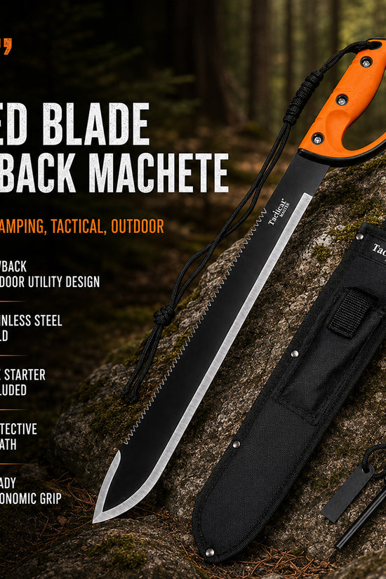 26-inch sawback machete - Guild Arms.