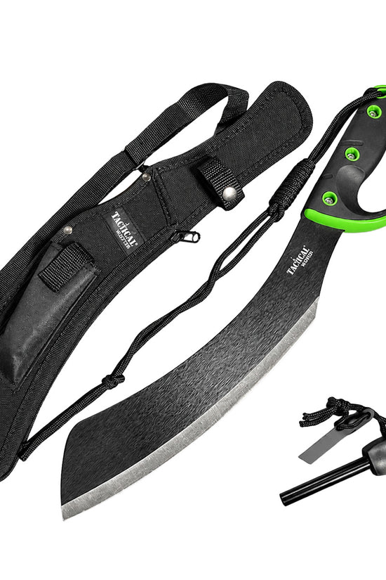 Tactical Master 20" Machete w/ Fire Starter & Sheath included.