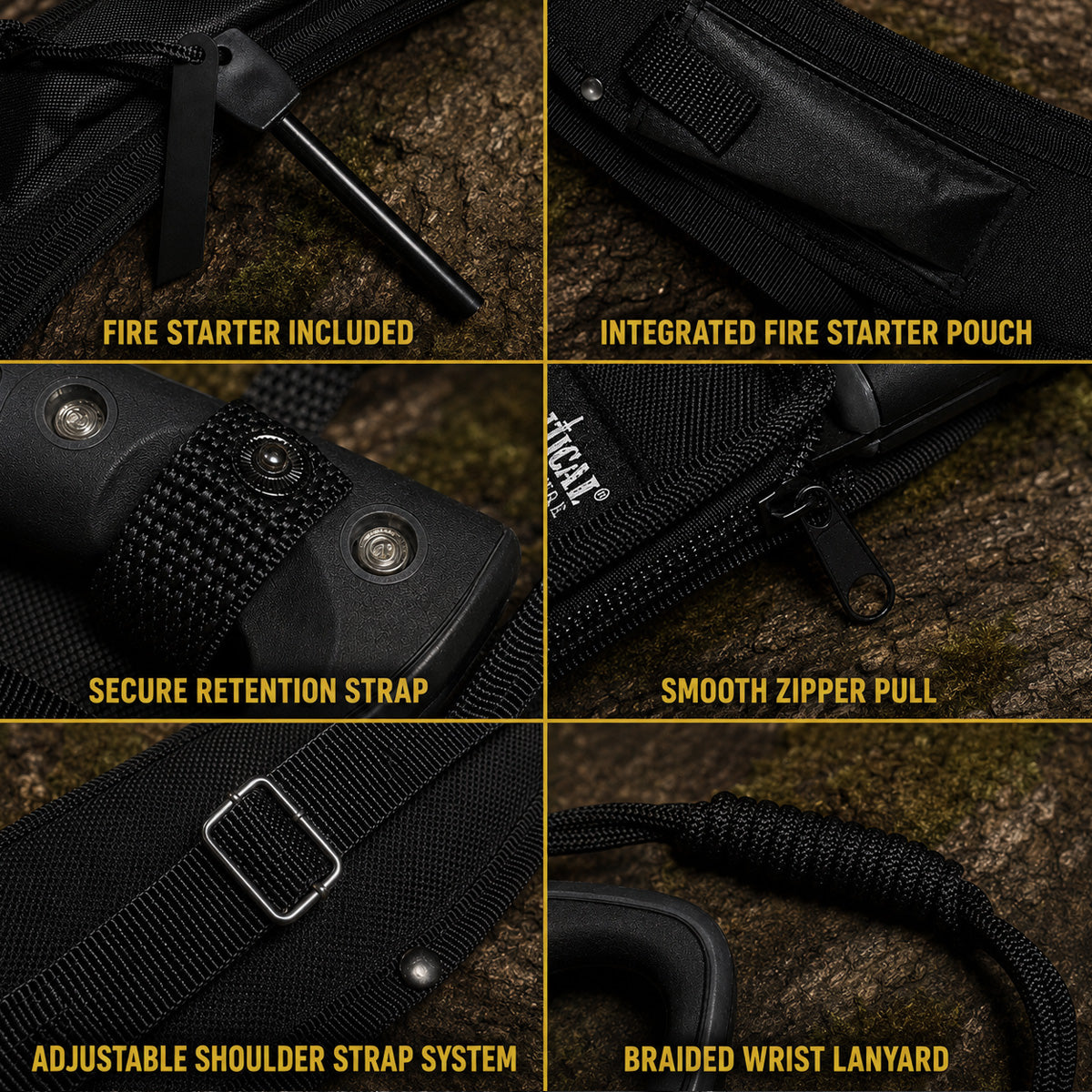 Buy Tactical Machete with Fire Starter for Survival Trips