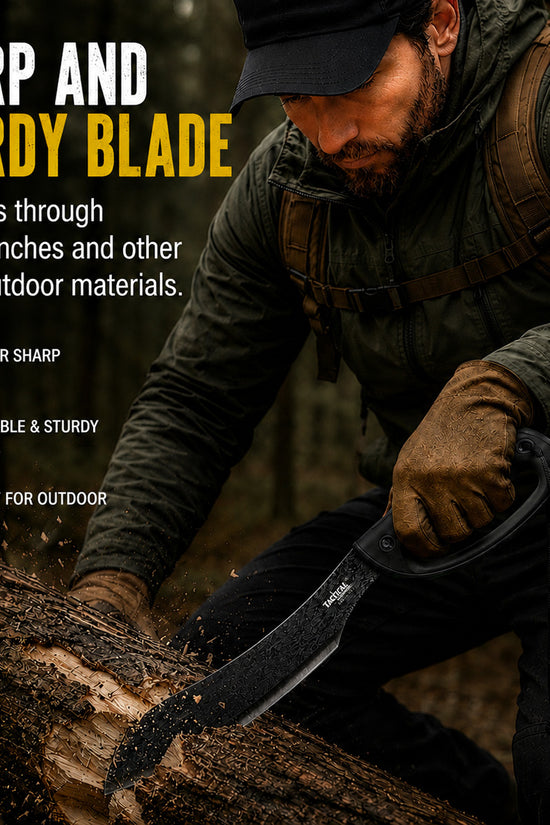Buy Tactical Machete with Fire Starter for Survival Trips