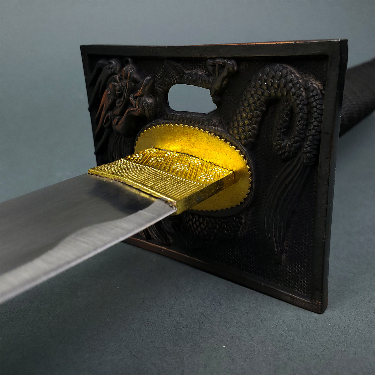 Dragon Katana Sword and Blade with Tsuba