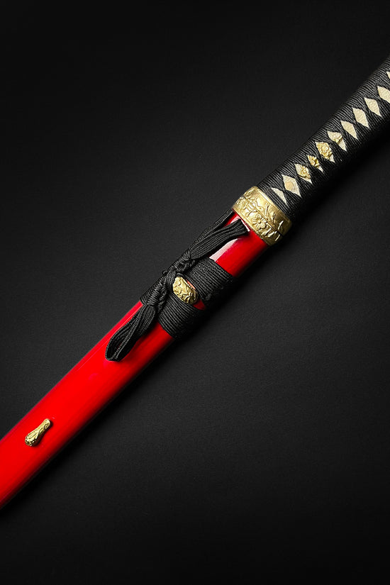 Asuka Red Tanto Knife