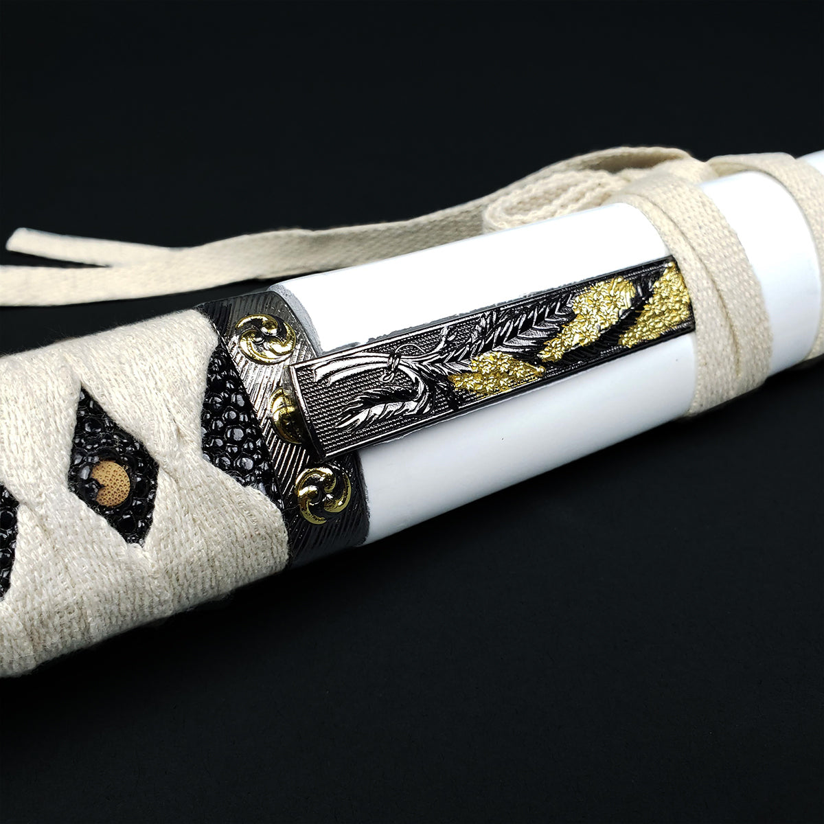 Katana for Sale - Shop Musha Zetsurin White Katana - Musashi Swords