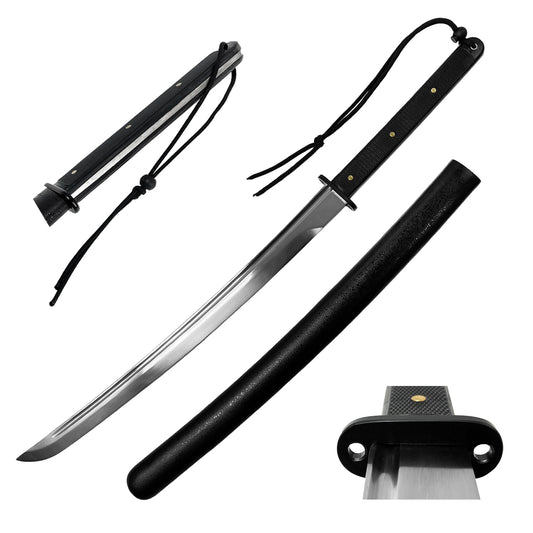 29" 1045 Steel Full Tang Tactical Wakizashi