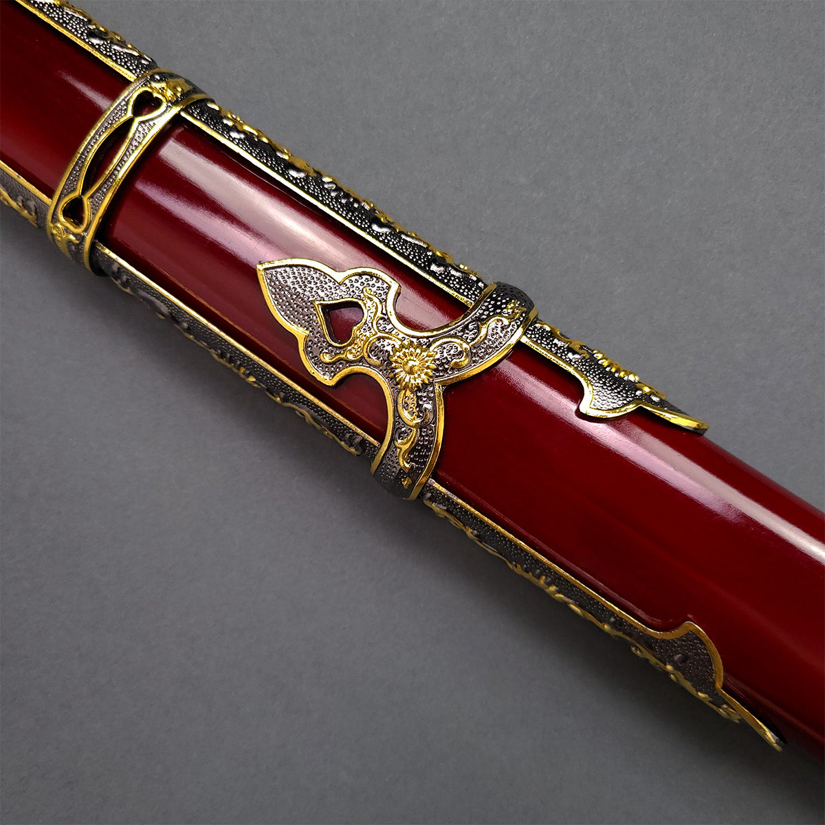 Musha Ceremonial Jintachi Katana (Burgundy)