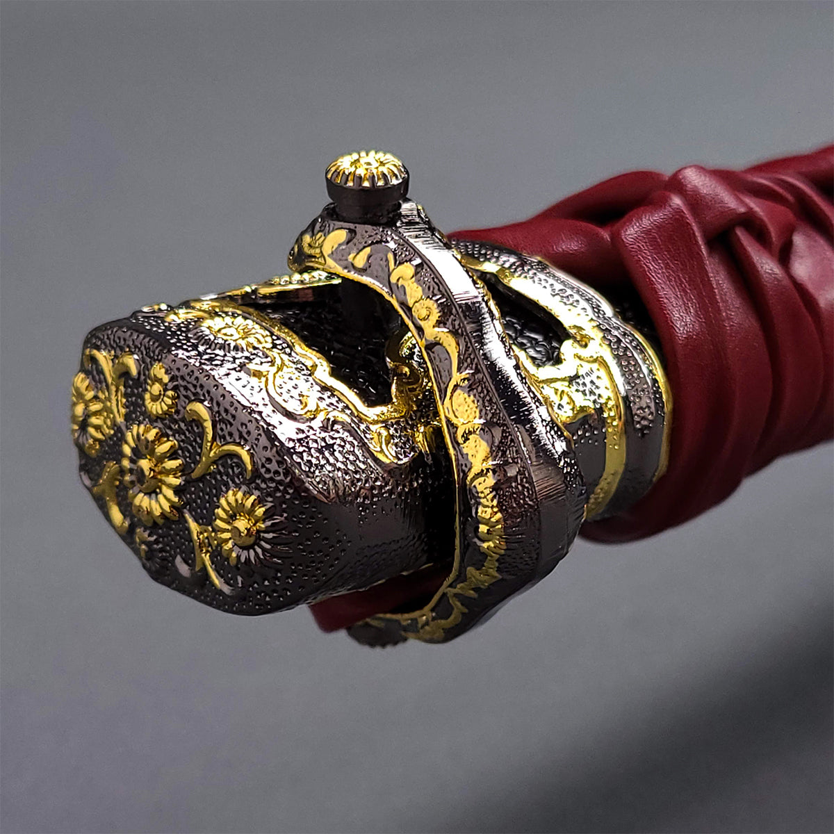 Musha Ceremonial Jintachi Katana (Burgundy)