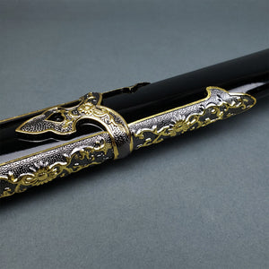 Musha Ceremonial Jintachi Katana (Black)