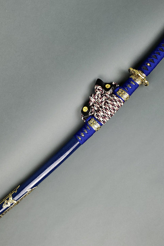 Musha Ceremonial Jintachi Katana (Blue)