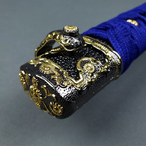 Musha Ceremonial Jintachi Katana (Blue)