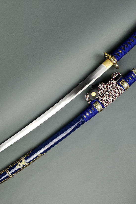 Musha Ceremonial Jintachi Katana (Blue)