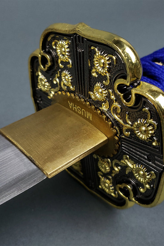 Musha Ceremonial Jintachi Katana (Blue)