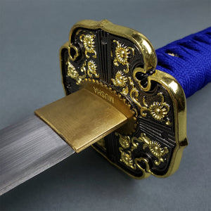 Musha Ceremonial Jintachi Katana (Blue)