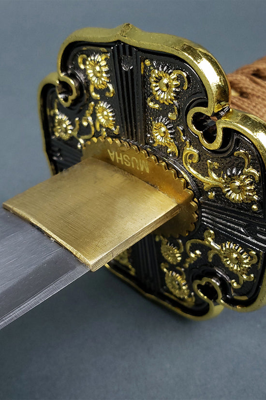 Musha Ceremonial Jintachi Katana (Gold)