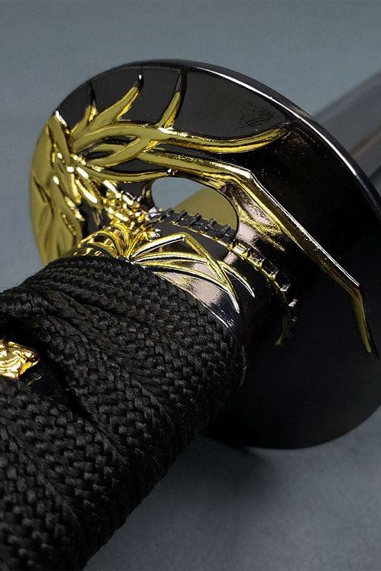 Musha Higanbana Katana w/ Tsuka Dagger (Black)