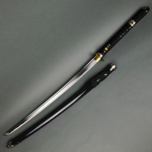 Musha Higanbana Katana w/ Tsuka Dagger (Black)