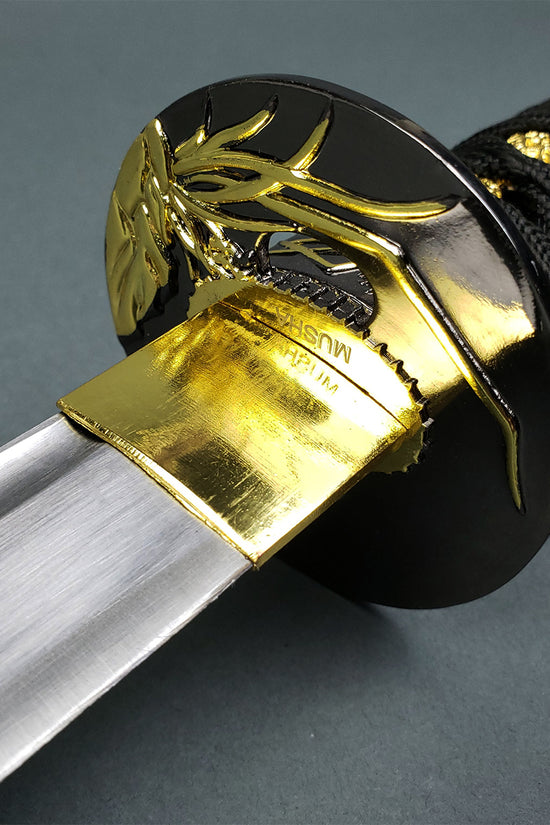 Musha Higanbana Katana w/ Tsuka Dagger (Black)