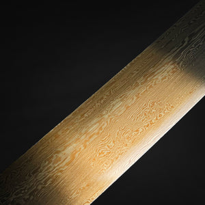 Musha Gold Warrior Damascus Katana for Sale - Swords for Sale Online