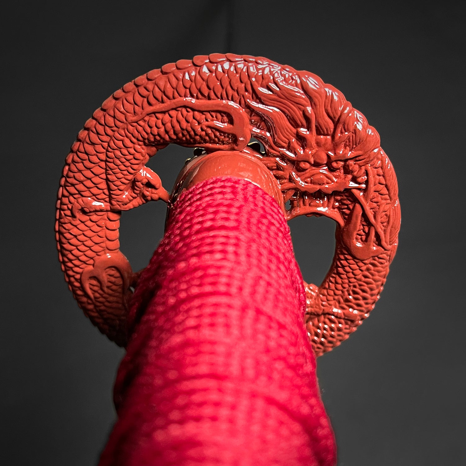 40 1/4" Red Damascus Blade Hand Forged Samurai Sword