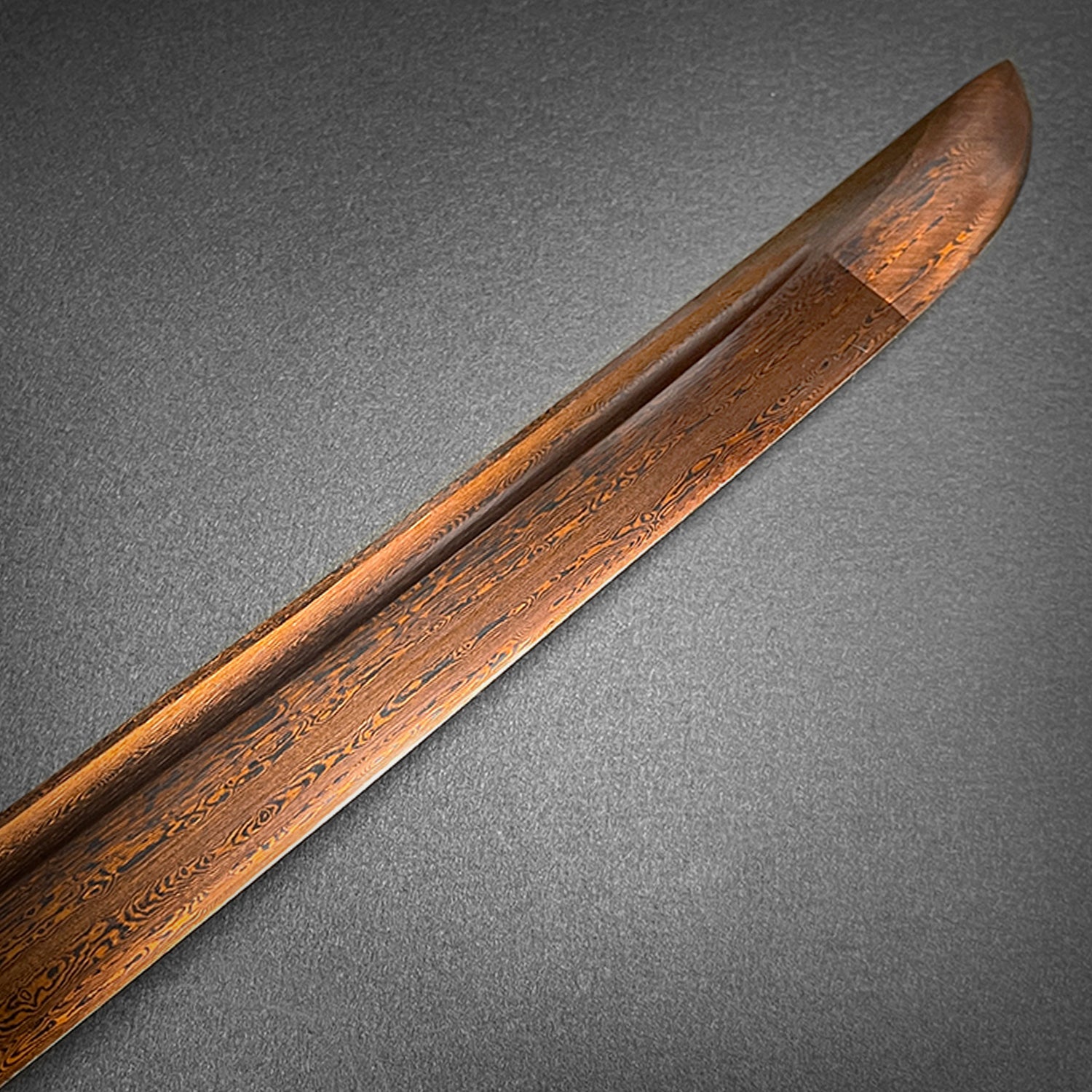 40 1/4" Red Damascus Blade Hand Forged Samurai Sword