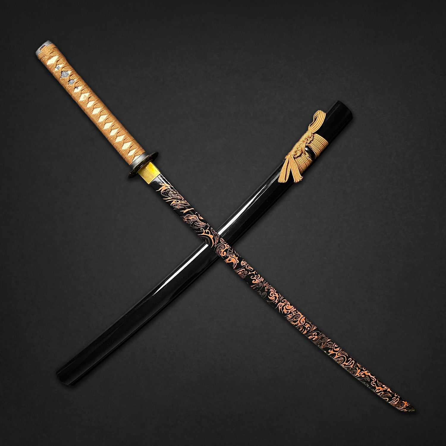 40 1/2" Hand Forged Samurai Swords