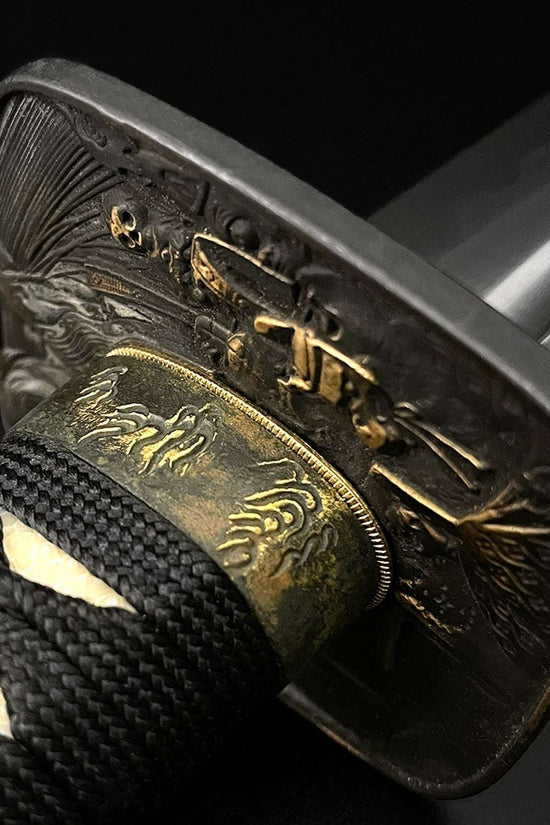 Musashi Oni Demon Katana with Black Blade