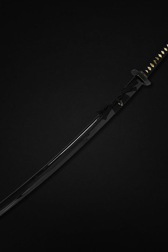 Musashi Oni Demon Katana with Black Sheath