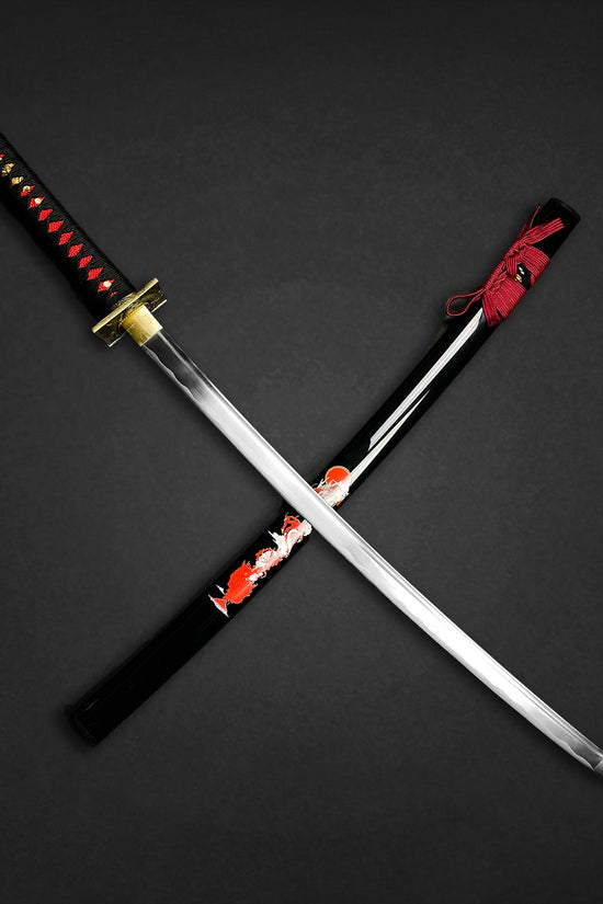 Red Dragon Hand Forged Katana.