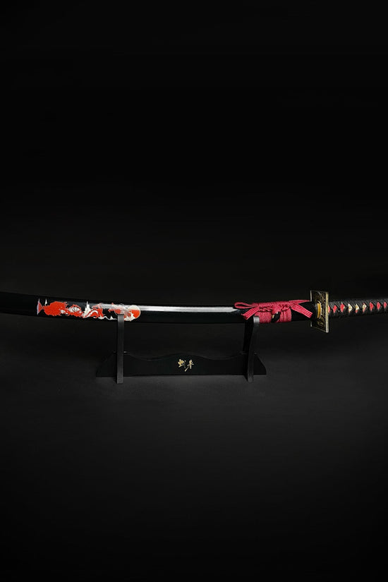 Red Dragon Hand Forged Katana.