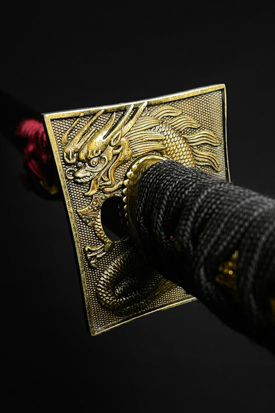 Red Dragon Hand Forged Katana.