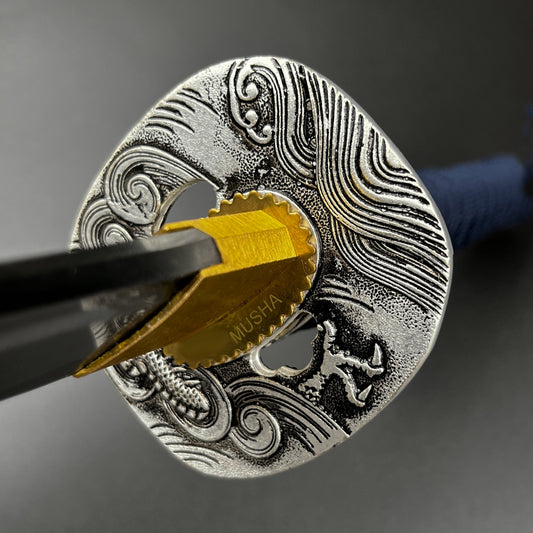 Musha White "Watatsumi" Katana