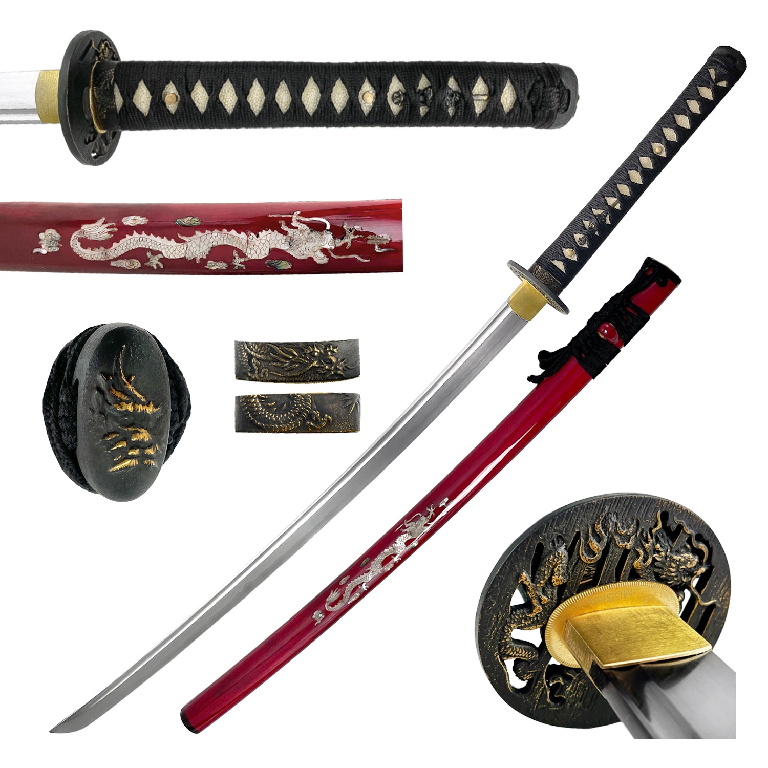 MUSHA “RED PEARL DRAGON” KATANA.